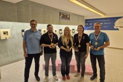 Foto mit allen 4 Ortsmeistern in der Einzelwertung