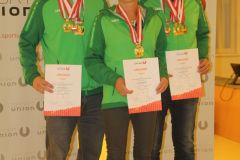 Siegermannschaft Luftpistole Union DSG Naarn 1